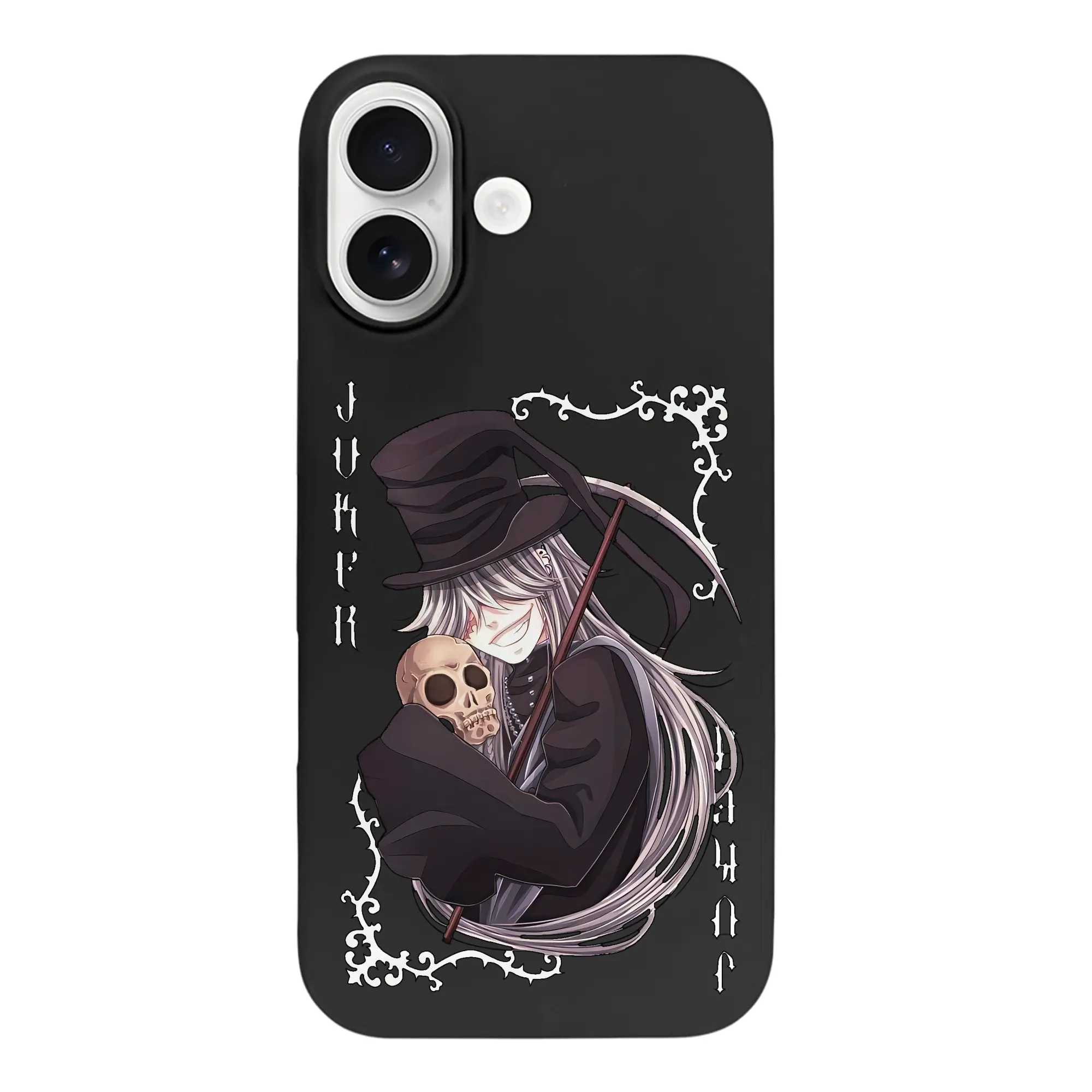 黒執事 グッズ,葬儀屋 - iPhone 17 シリーズ シリコンケース 薄型 耐衝撃 指紋防止 ソフトタッチカバー 精密フィット 傷防止 保護ケース iPhone 17/17 Air/17 Pro/17 Pro Max 対応